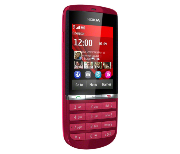 Nokia 300 ASHA Red - 1403758 - zdjęcie 3